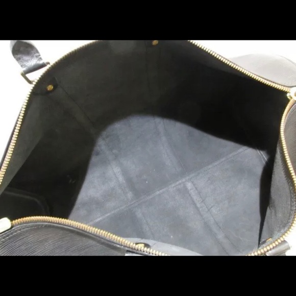 Louis Vuitton Black Epi Keepall 50 - Picture 6 of 8